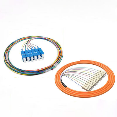 FTTH SC/LC/ST/FC Fibra combinada de 12 núcleos en modo único/multi-modo