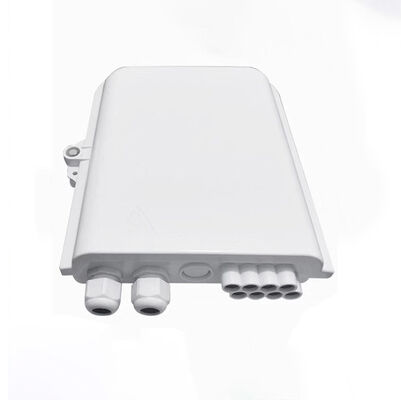 Caja de distribución de fibra óptica ABS de 8 núcleos para exteriores Caja terminal FTTH impermeable