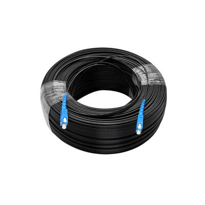 LSZH Baja pérdida G657A1/A2 SC APC a SC APC FTTH Cordón de parche de caída plana